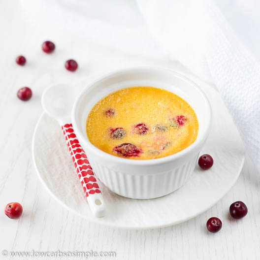 Craveable Keto Cranberry Custard | Low-Carb, So Simple!