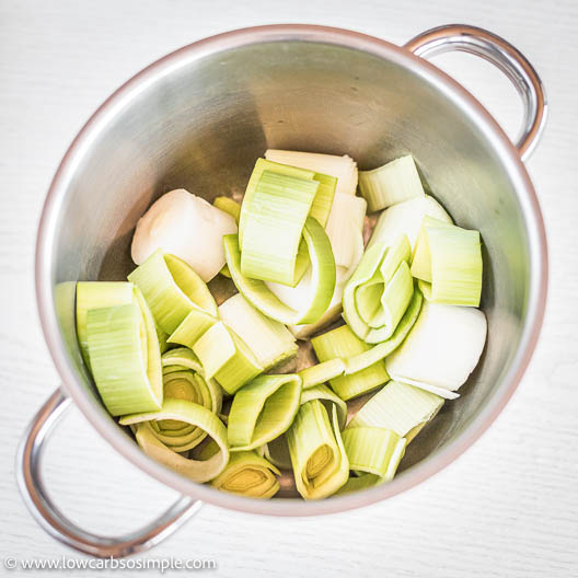 Creamy Dairy-Free Celery And Leek Soup | Low-Carb, So Simple!