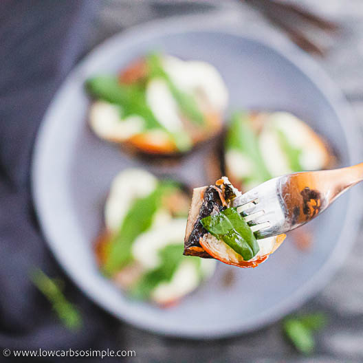 Prosciutto And Arugula Portobello Pizzas | Low-Carb, So Simple!